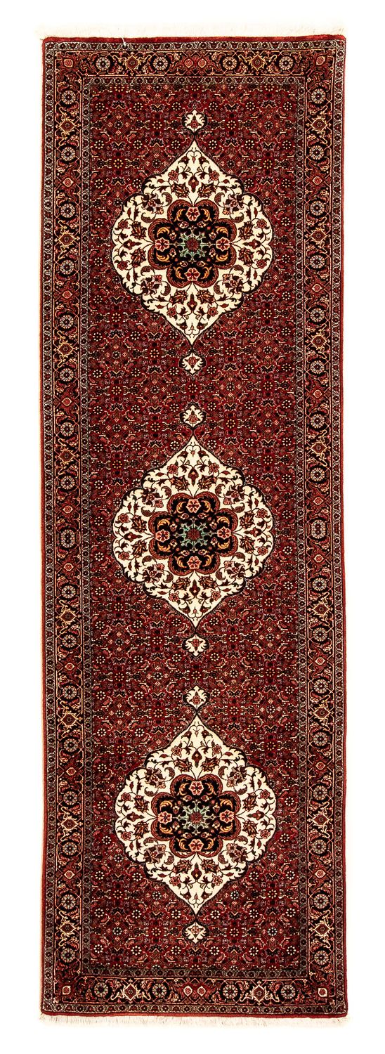 Runner Perser Rug - Bidjar - 290 x 82 cm - dark red