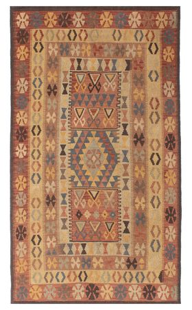 Kelim Rug - Oriental - 204 x 130 cm - multicolored