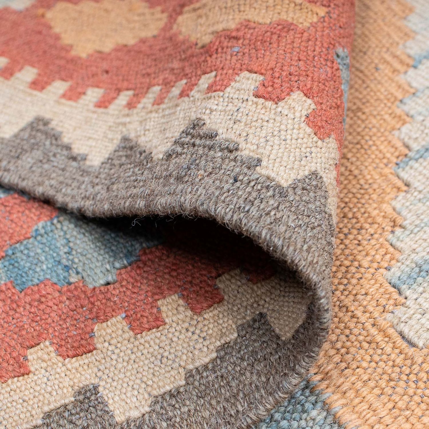 Kelim Rug - Oriental - 196 x 145 cm - multicolored