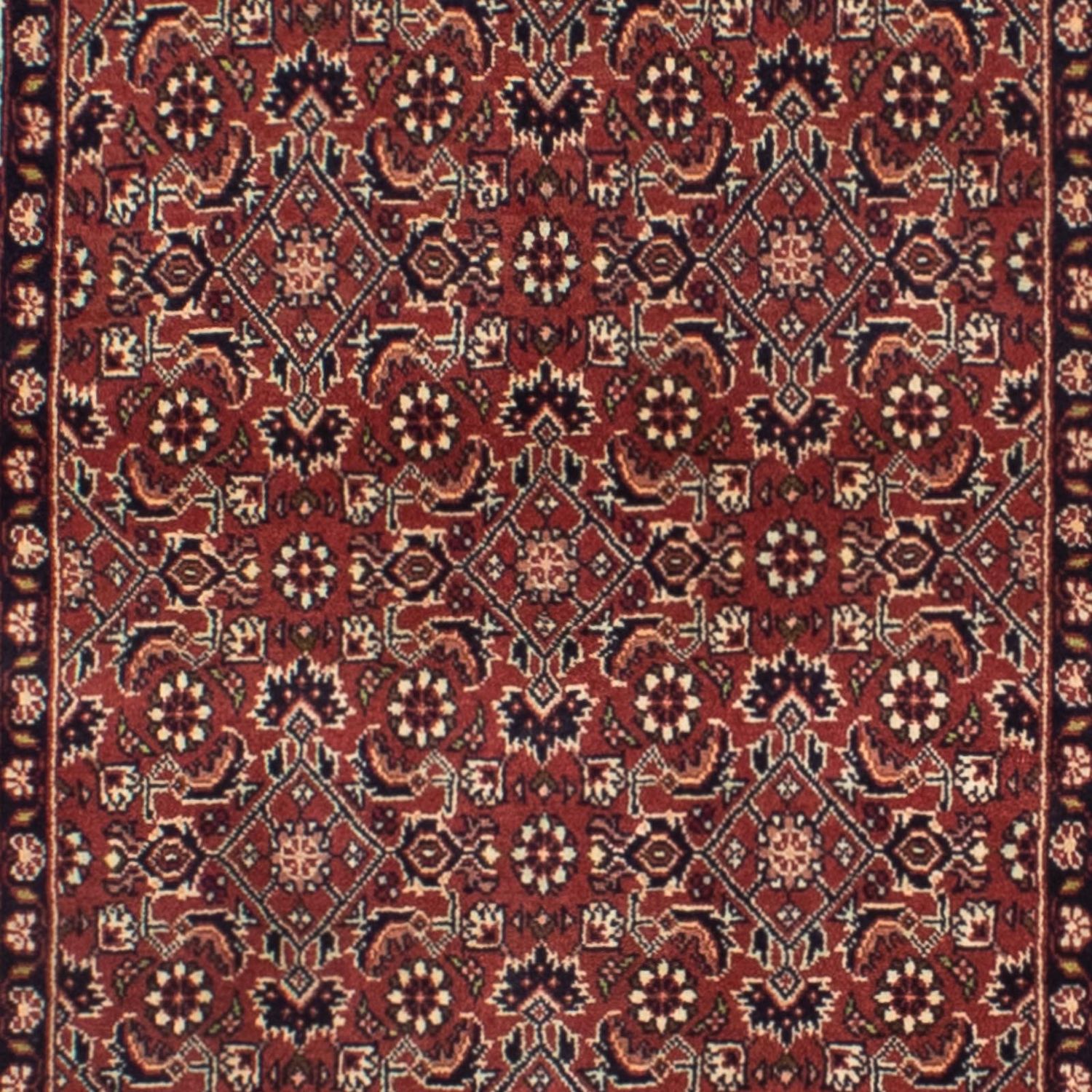 Runner Perser Rug - Bidjar - 285 x 84 cm - dark red