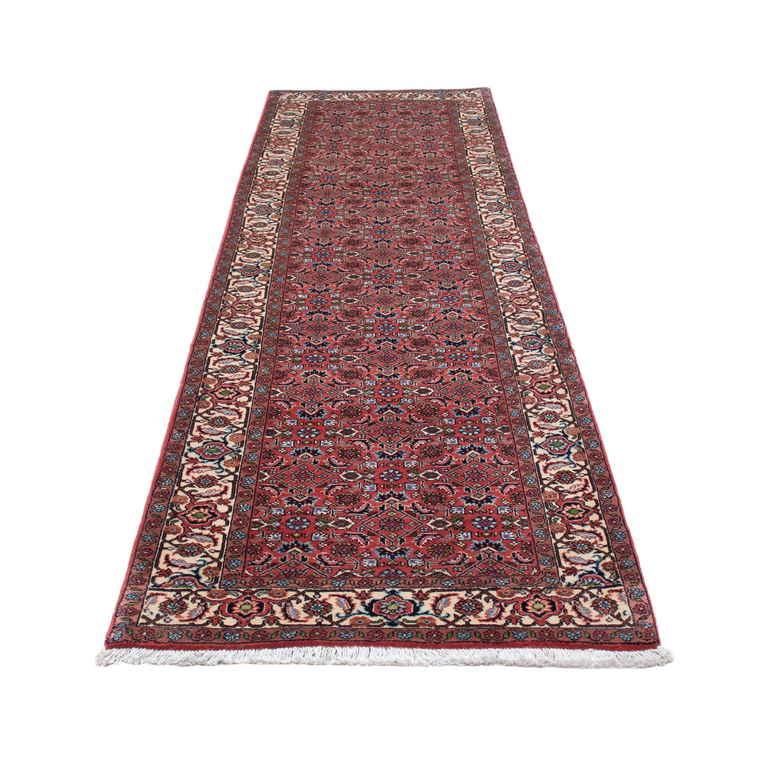 Runner Perser Rug - Bidjar - 296 x 81 cm - light red