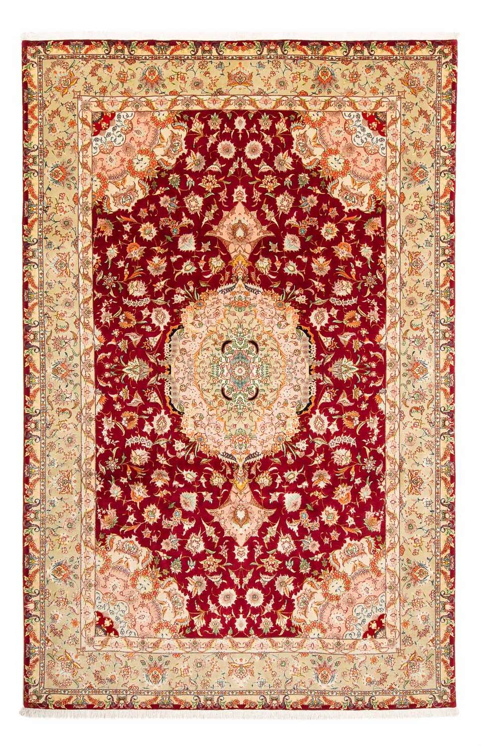 Perser Rug - Tabriz - Royal - 312 x 204 cm - dark red