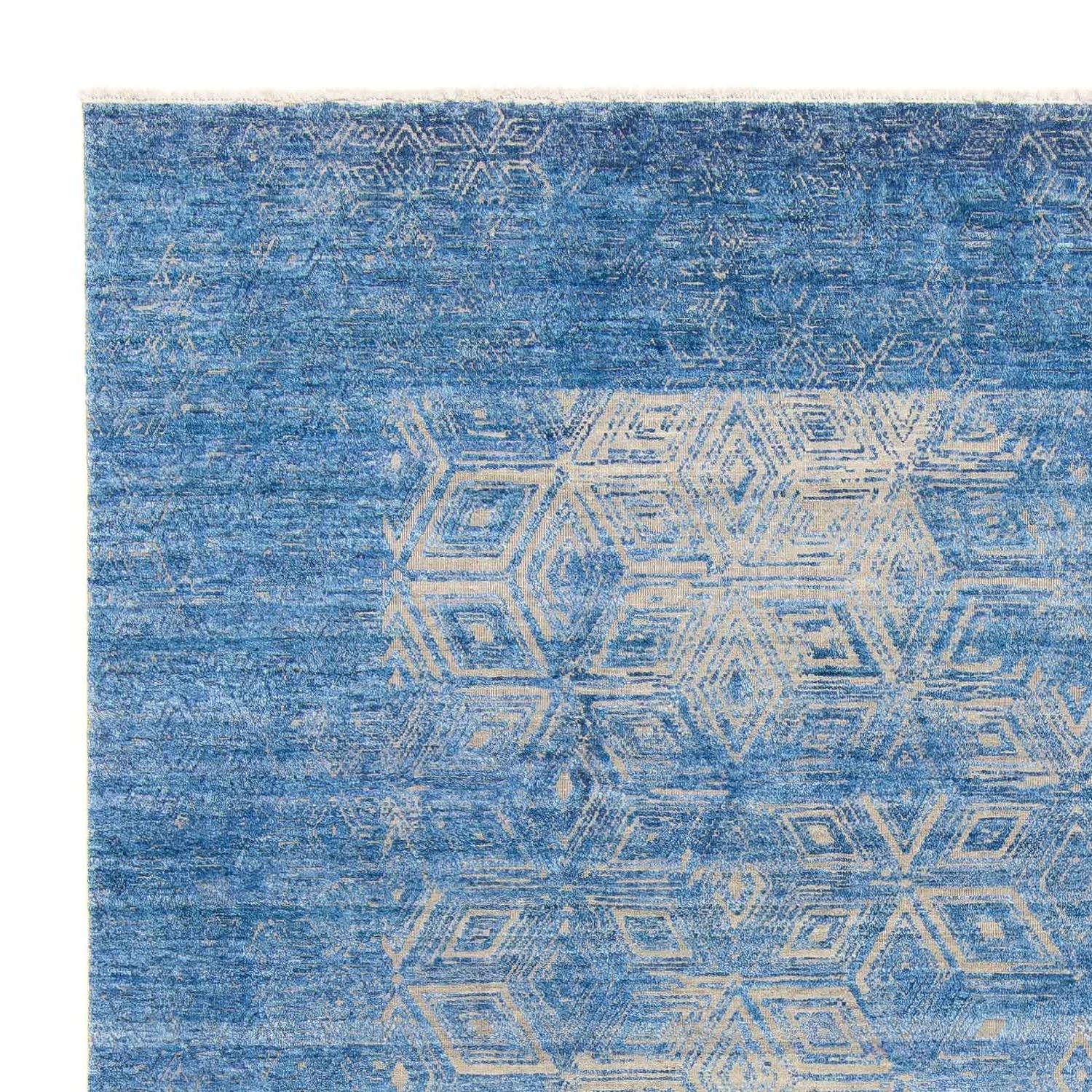 Designer Rug - 307 x 248 cm - blue