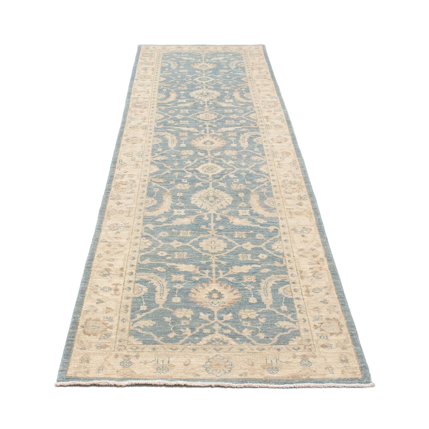 Runner Ziegler Rug - 296 x 82 cm - light blue