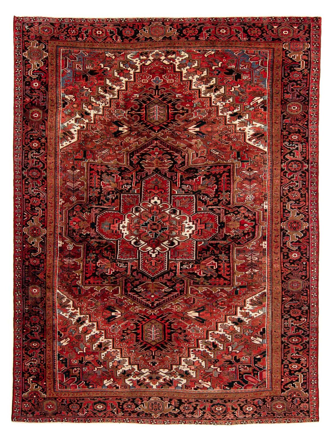 Perser Rug - Nomadic - 390 x 295 cm - dark red