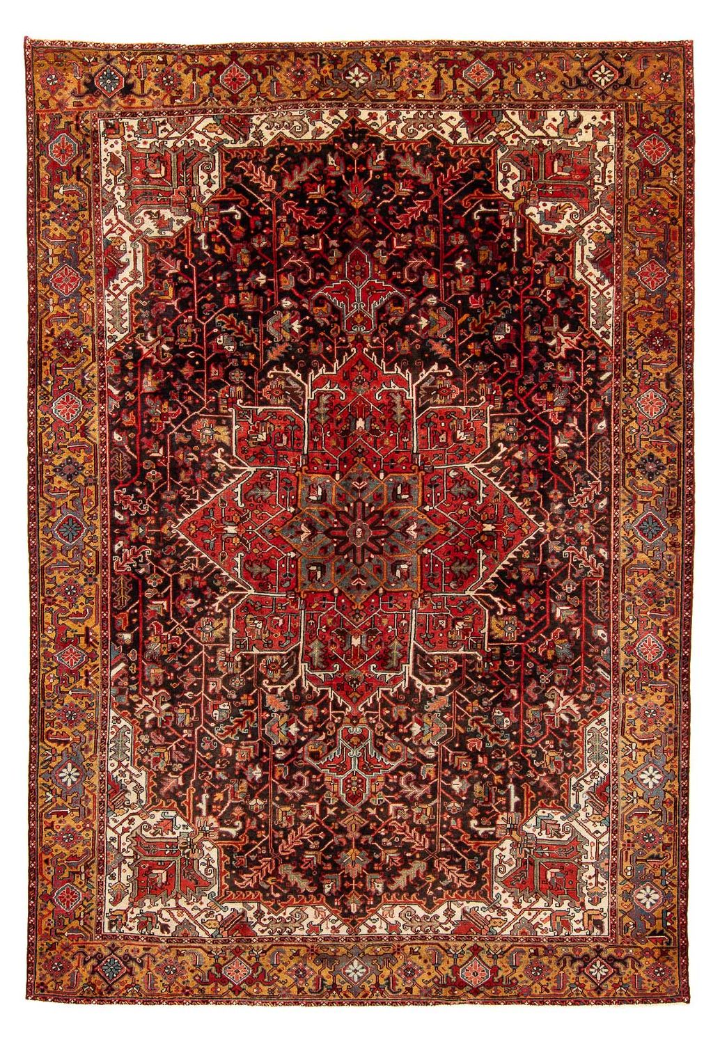 Perser Rug - Nomadic - 388 x 282 cm - dark red