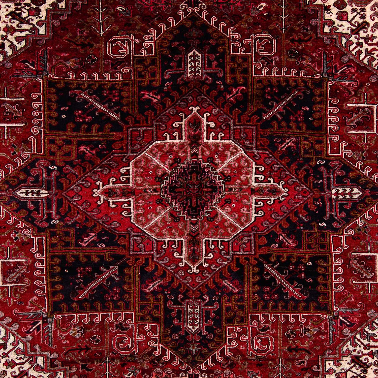 Perser Rug - Nomadic - 428 x 315 cm - dark red