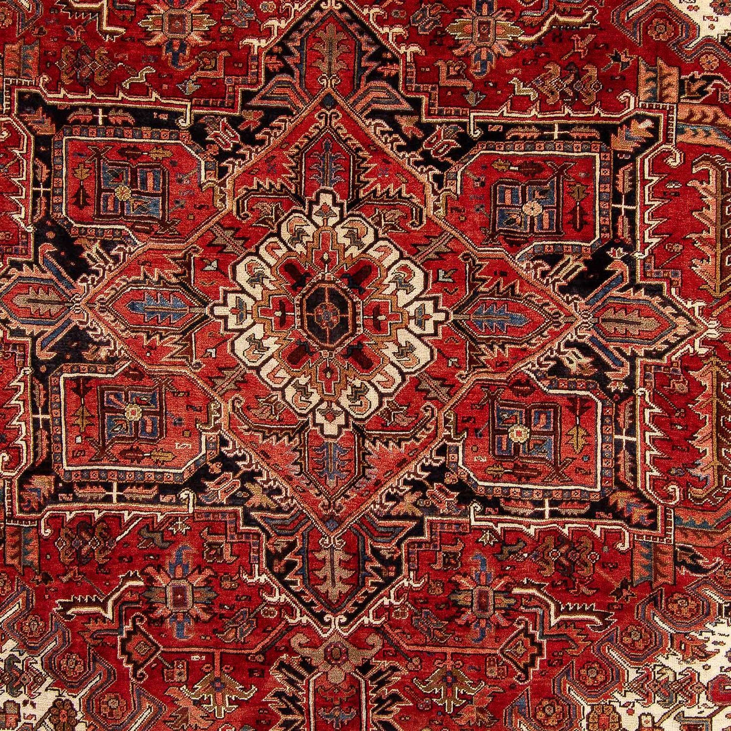 Perser Rug - Nomadic - 377 x 306 cm - dark red