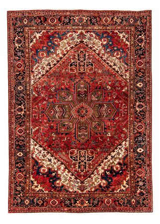 Perser Rug - Nomadic - 377 x 280 cm - dark red