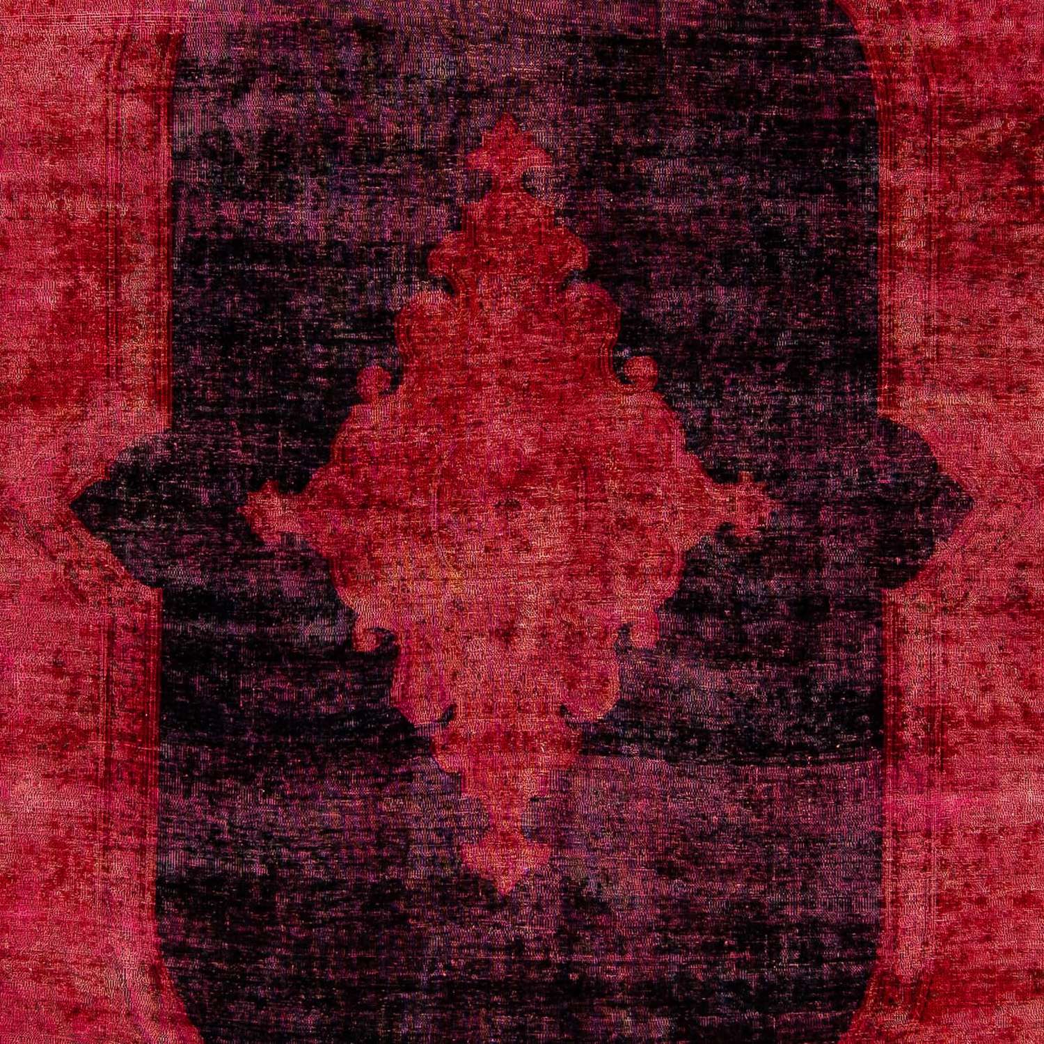 Vintage Rug - 349 x 258 cm - dark red