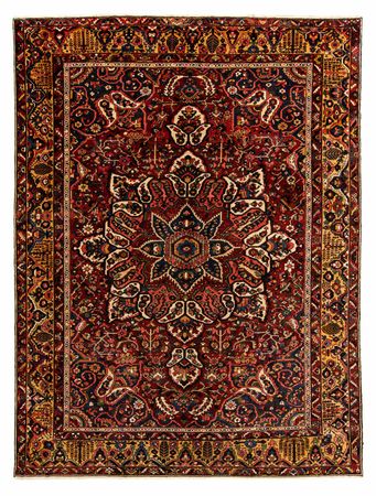 Perser Rug - Nomadic - 408 x 333 cm - dark red