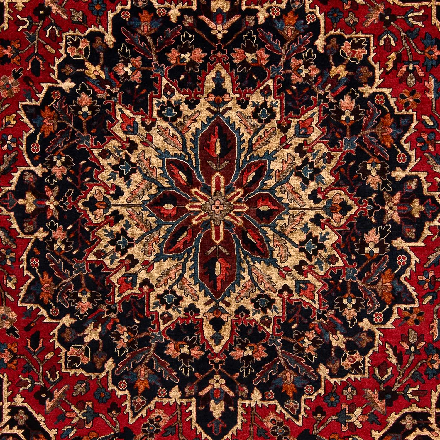 Perser Rug - Nomadic - 364 x 312 cm - dark red