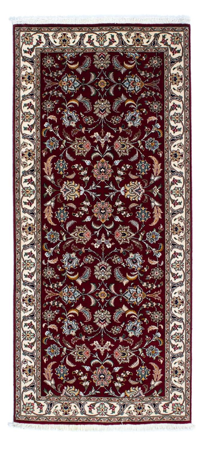 Runner Perser Rug - Tabriz - Royal - 197 x 87 cm - dark red