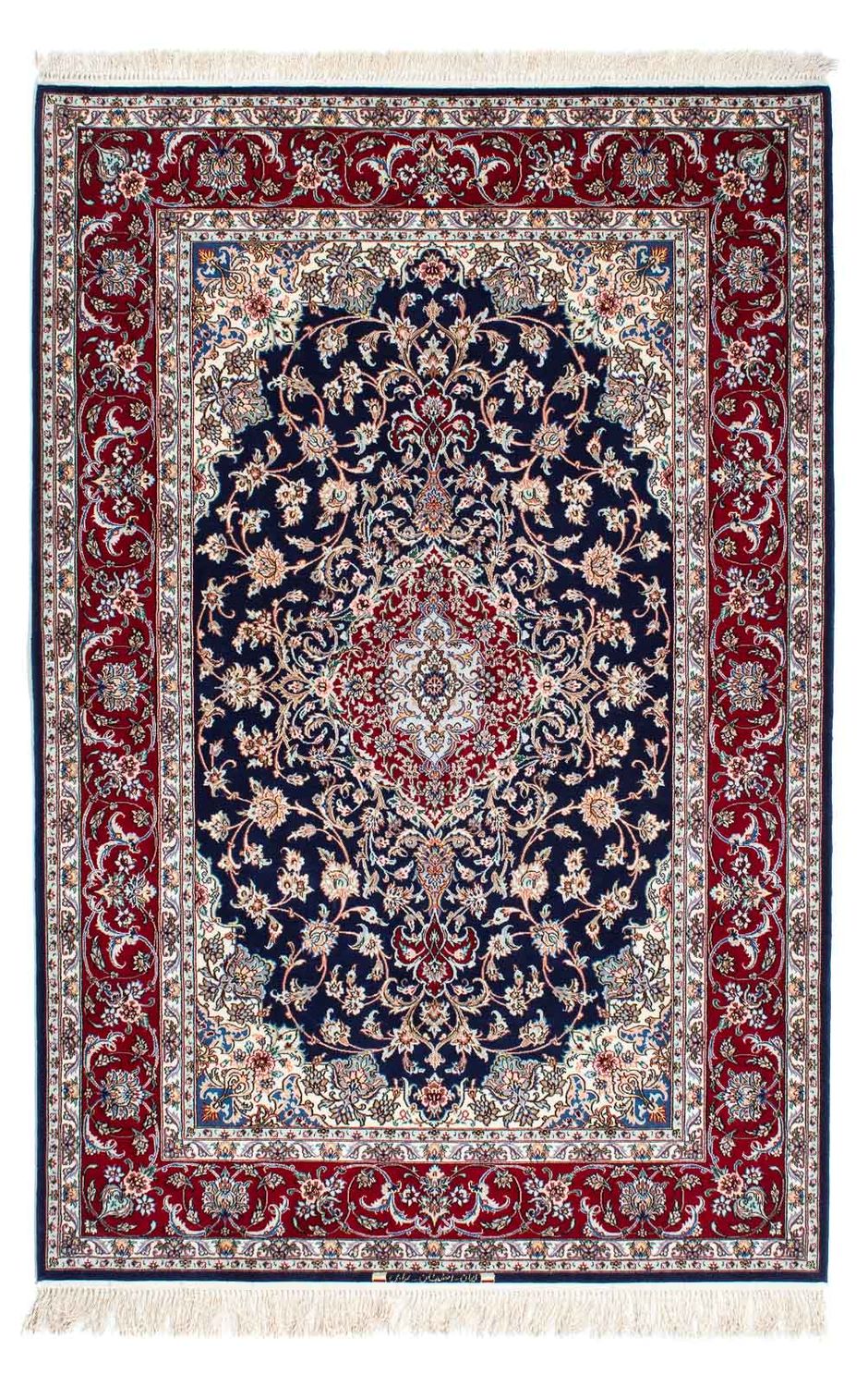 Perser Rug - Isfahan - Premium - 200 x 130 cm - dark blue