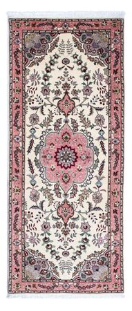 Runner Perser Rug - Tabriz - Royal - 202 x 82 cm - beige