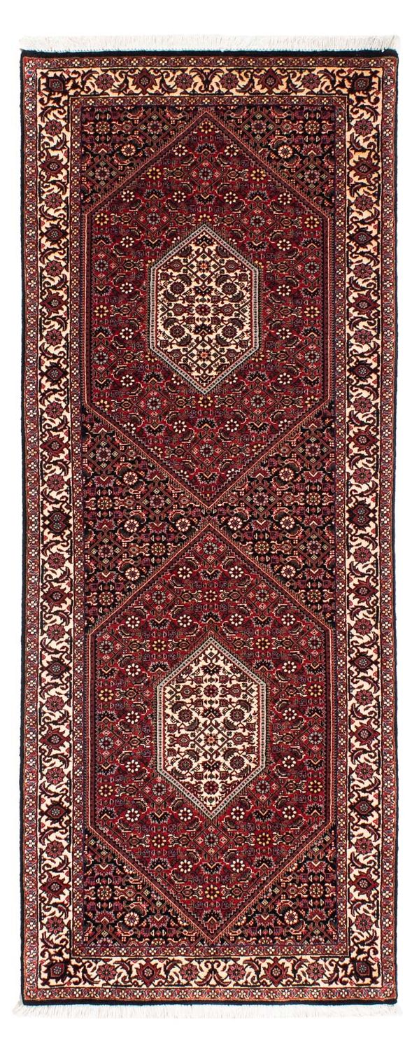 Runner Perser Rug - Bidjar - 202 x 76 cm - dark red