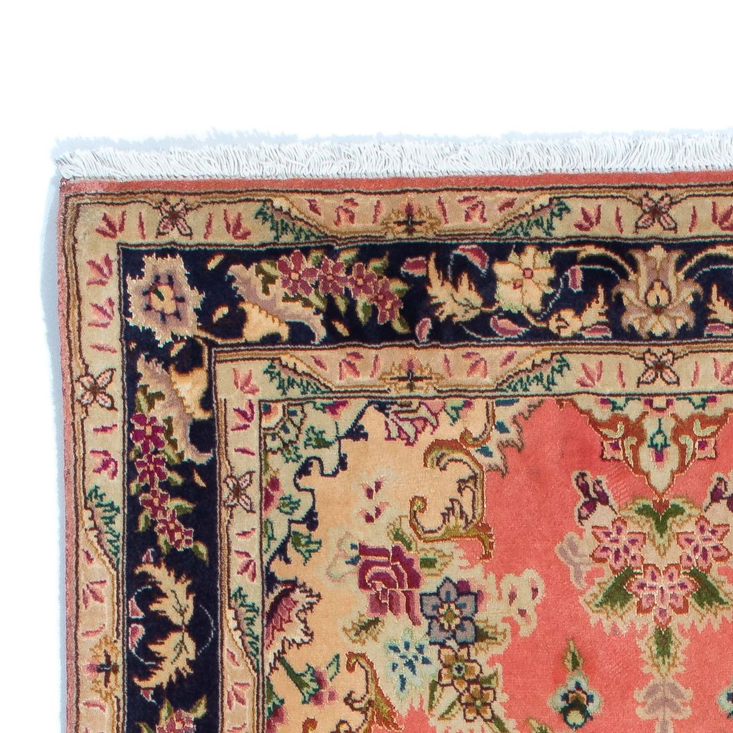 Runner Perser Rug - Tabriz - Royal - 198 x 80 cm - light red