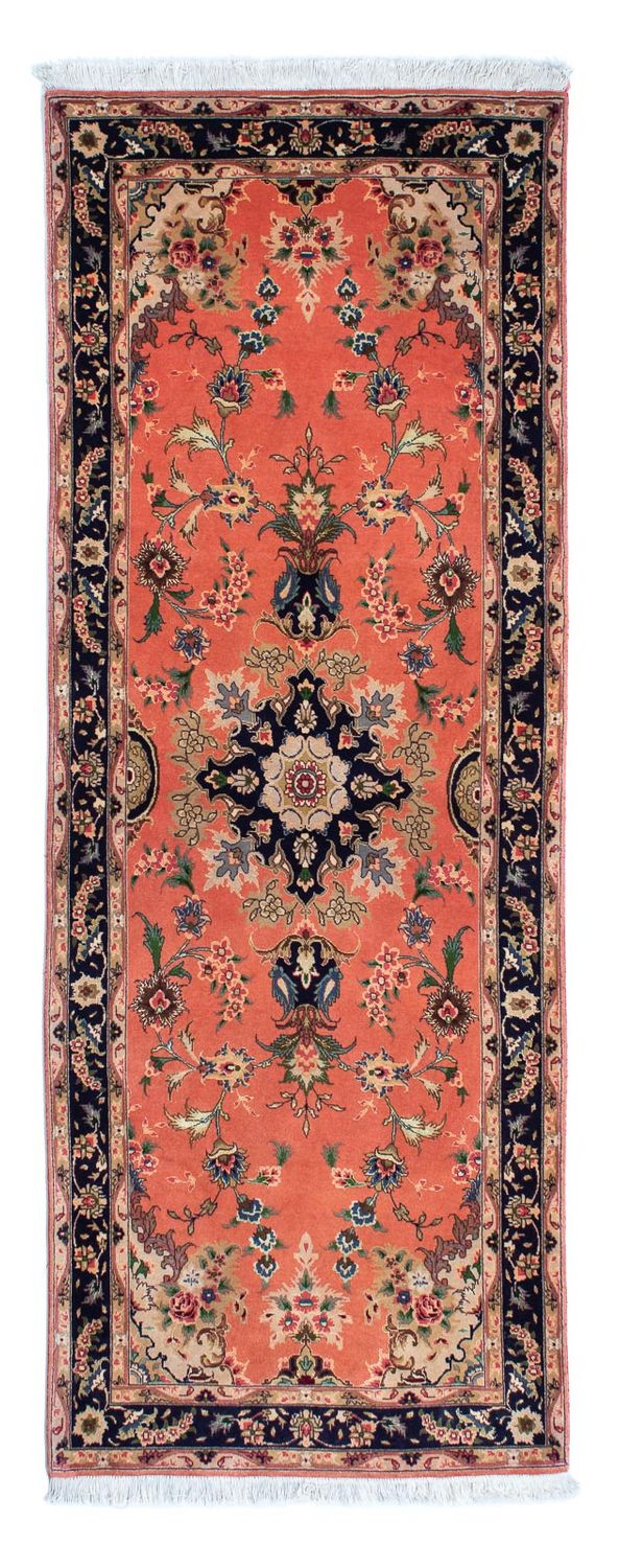 Runner Perser Rug - Tabriz - Royal - 217 x 79 cm - rust