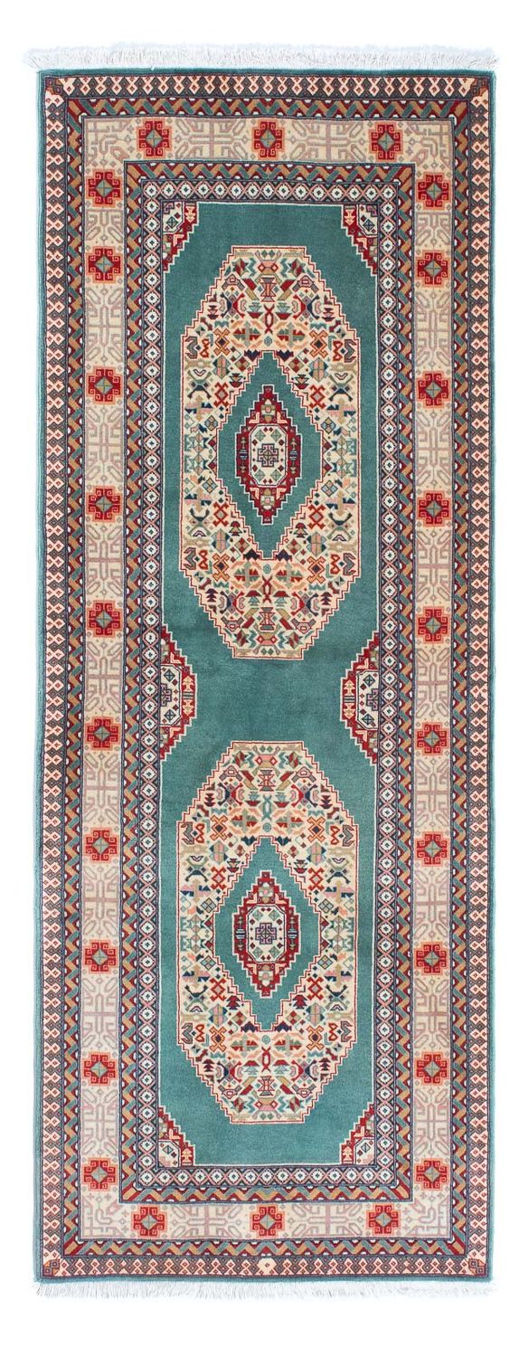 Runner Perser Rug - Tabriz - Royal - 187 x 70 cm - turquoise