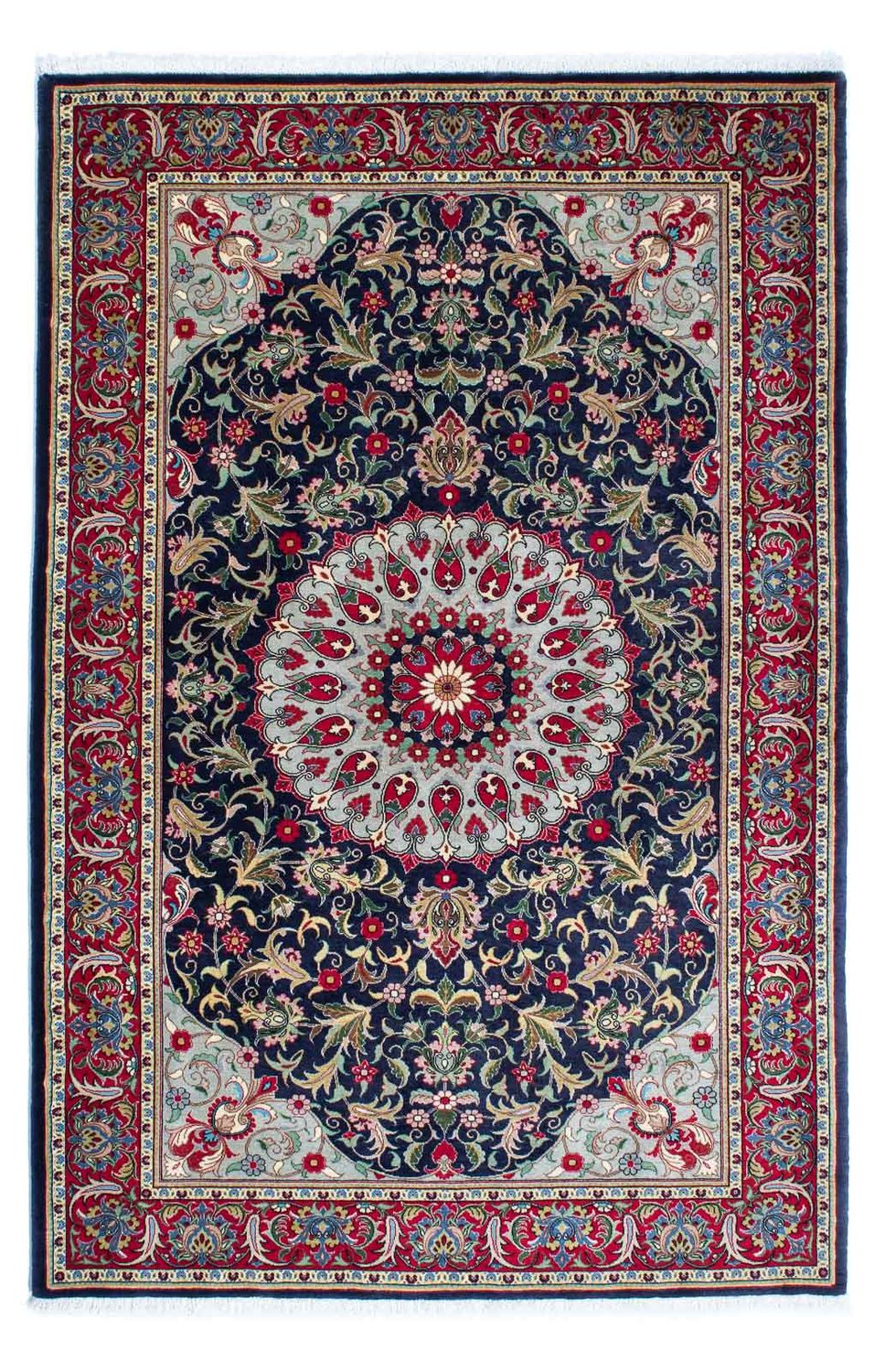 Perser Rug - Ghom - 204 x 135 cm - dark blue