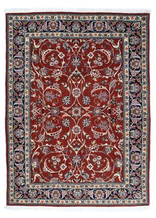 Perser Rug - Ghom - 181 x 136 cm - dark red