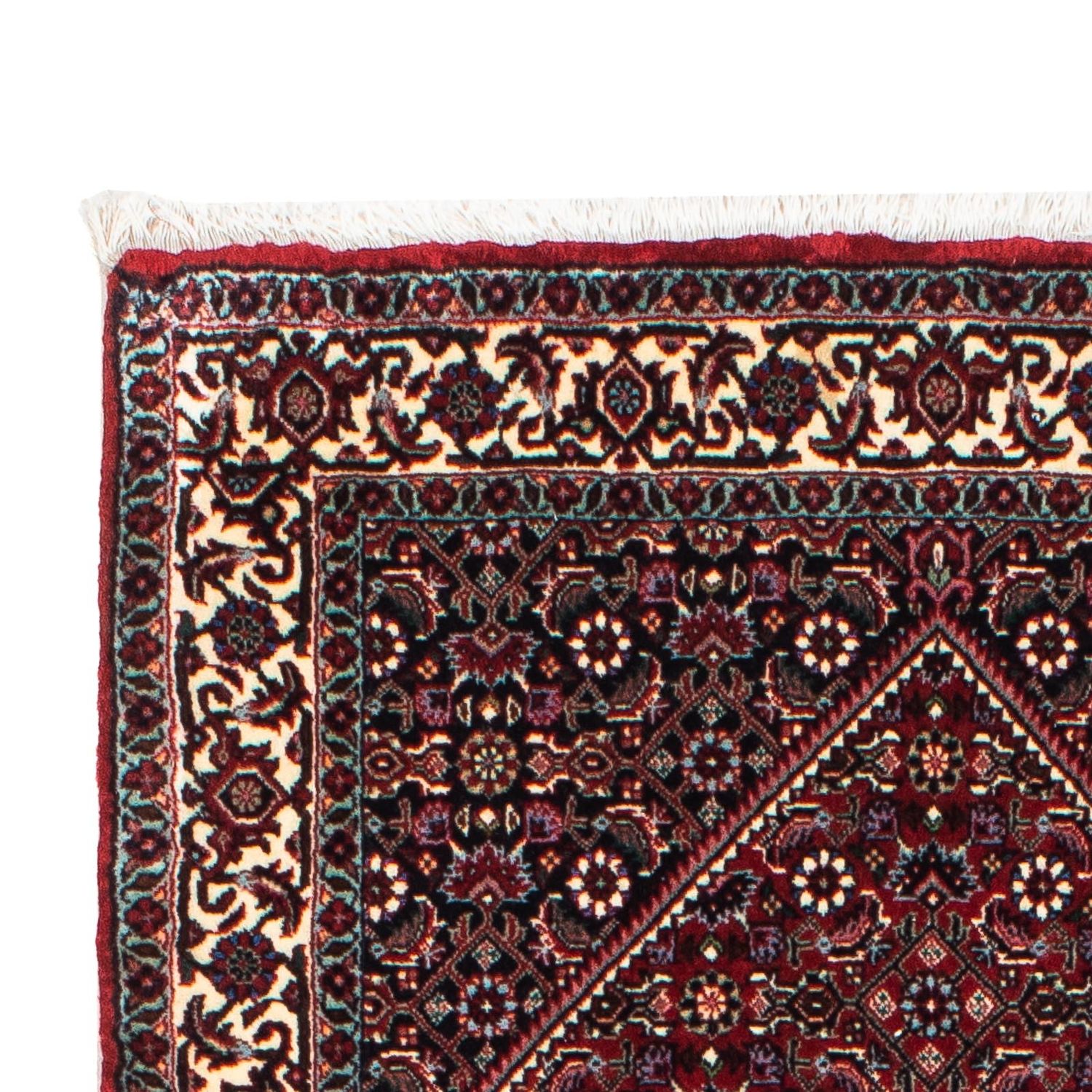 Runner Perser Rug - Bidjar - 198 x 74 cm - dark red