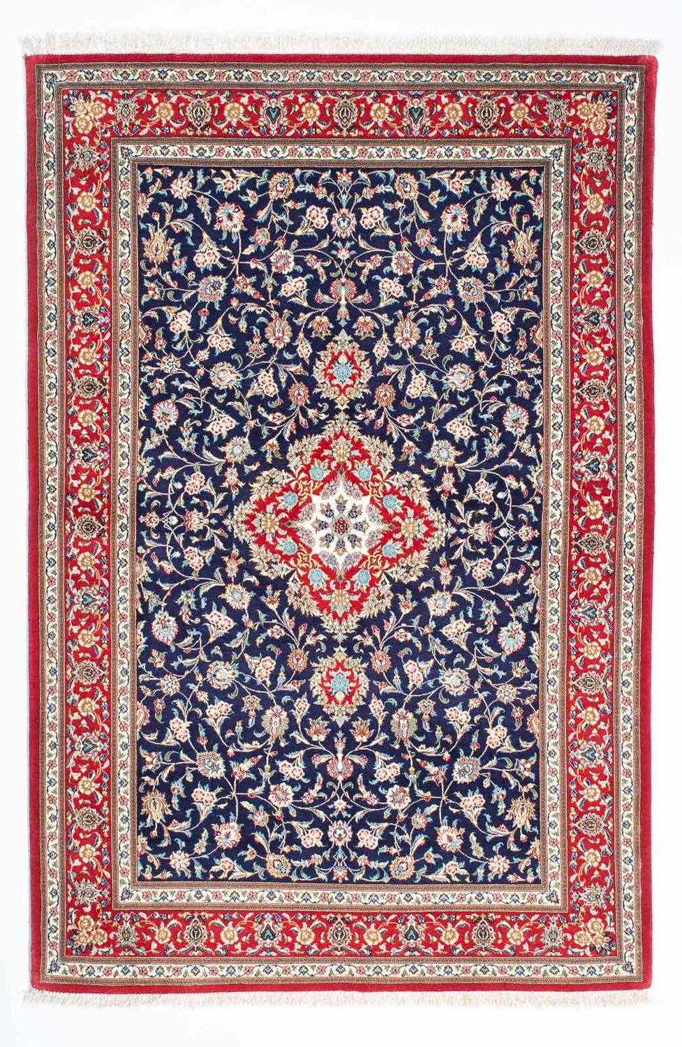 Perser Rug - Ghom - 200 x 130 cm - dark blue