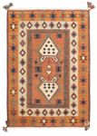 Kelim Rug - Oriental - 200 x 144 cm - brown