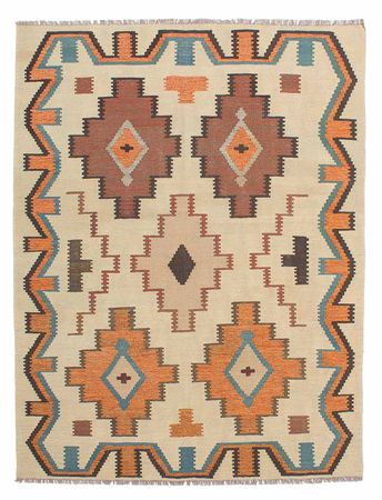 Kelim Rug - Oriental - 205 x 158 cm - multicolored