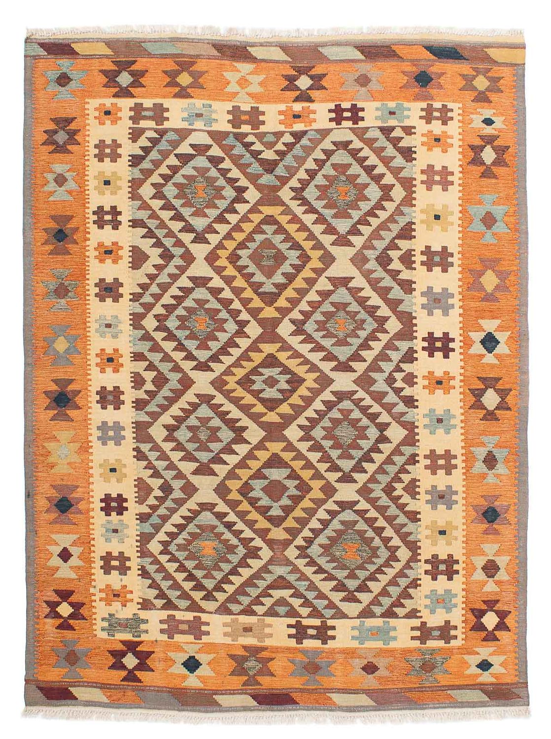 Kelim Rug - Oriental - 200 x 146 cm - multicolored