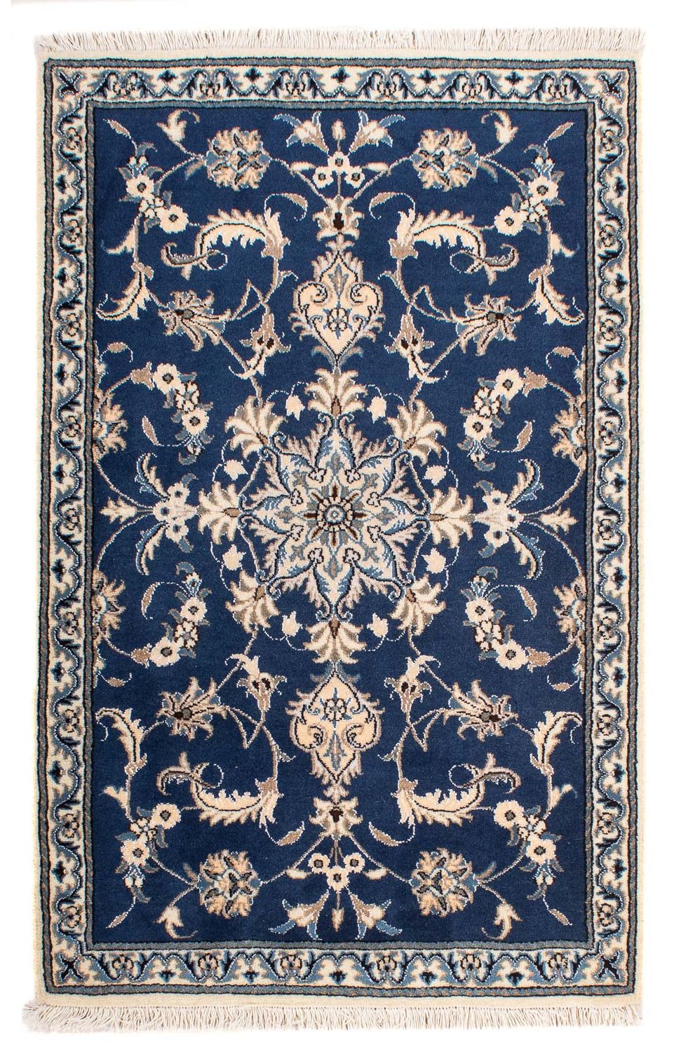 Perser Rug - Nain - 140 x 87 cm - dark blue