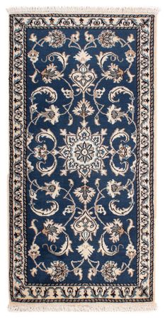 Perser Rug - Nain - 139 x 68 cm - dark blue