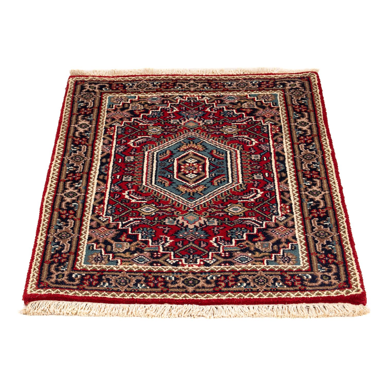 Oriental Rug - Bidjar - Indus - 90 x 60 cm - dark red