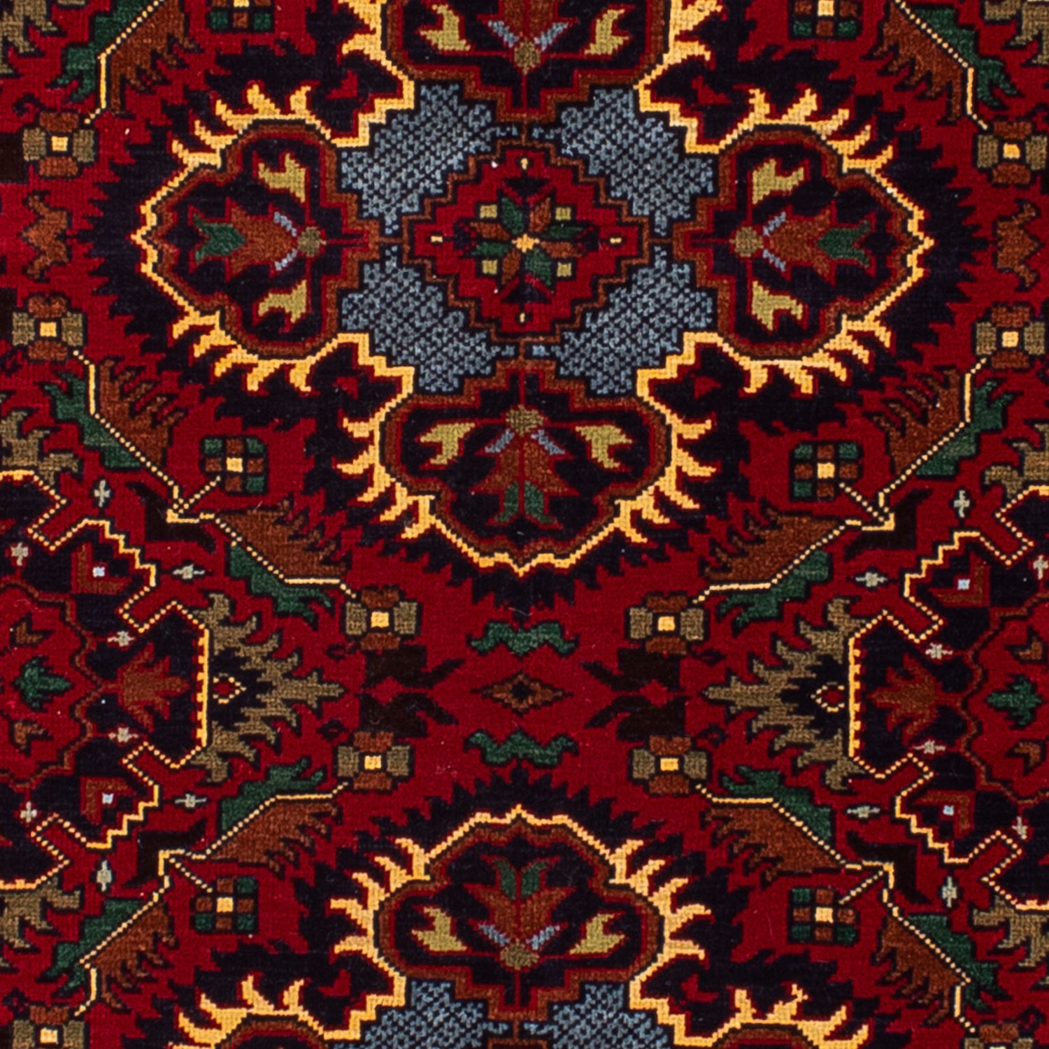 Afghan Rug - 145 x 93 cm - dark red