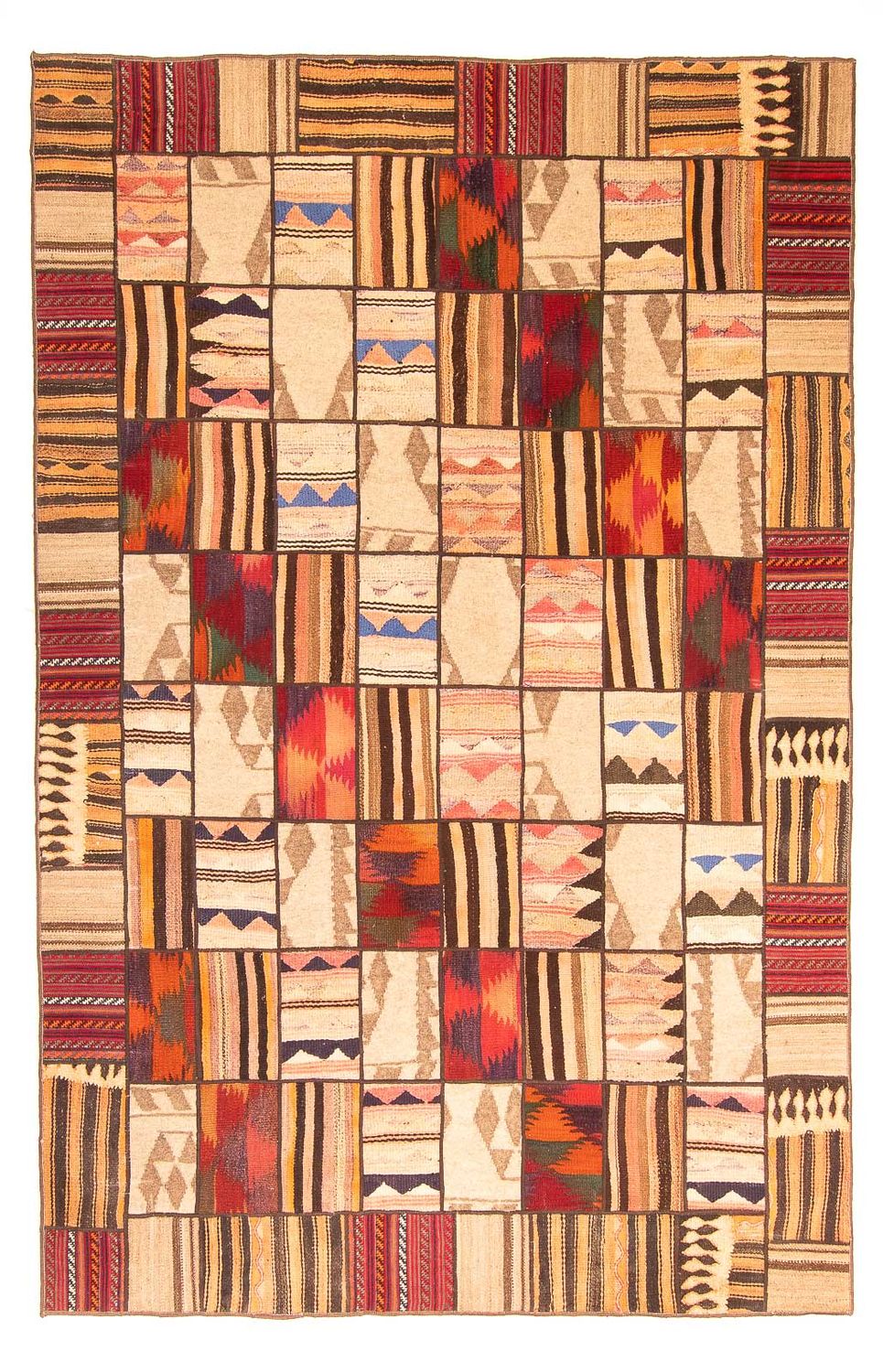 Patchwork Rug - 300 x 200 cm - multicolored