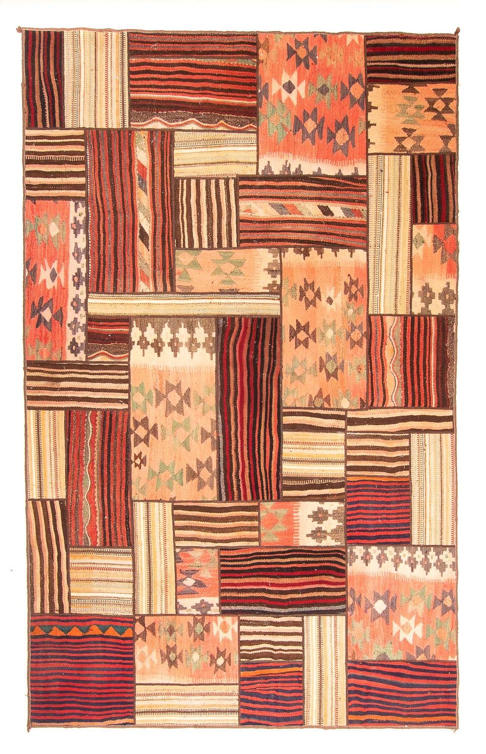 Patchwork Rug - 300 x 200 cm - multicolored