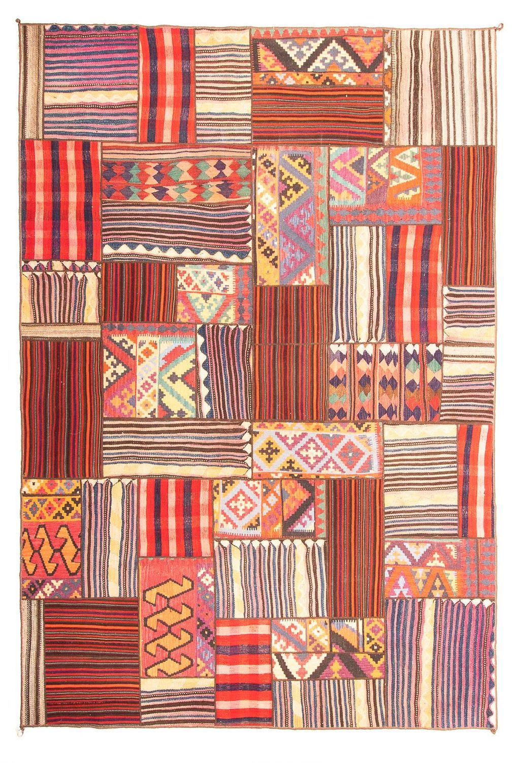 Patchwork Rug - 350 x 250 cm - multicolored