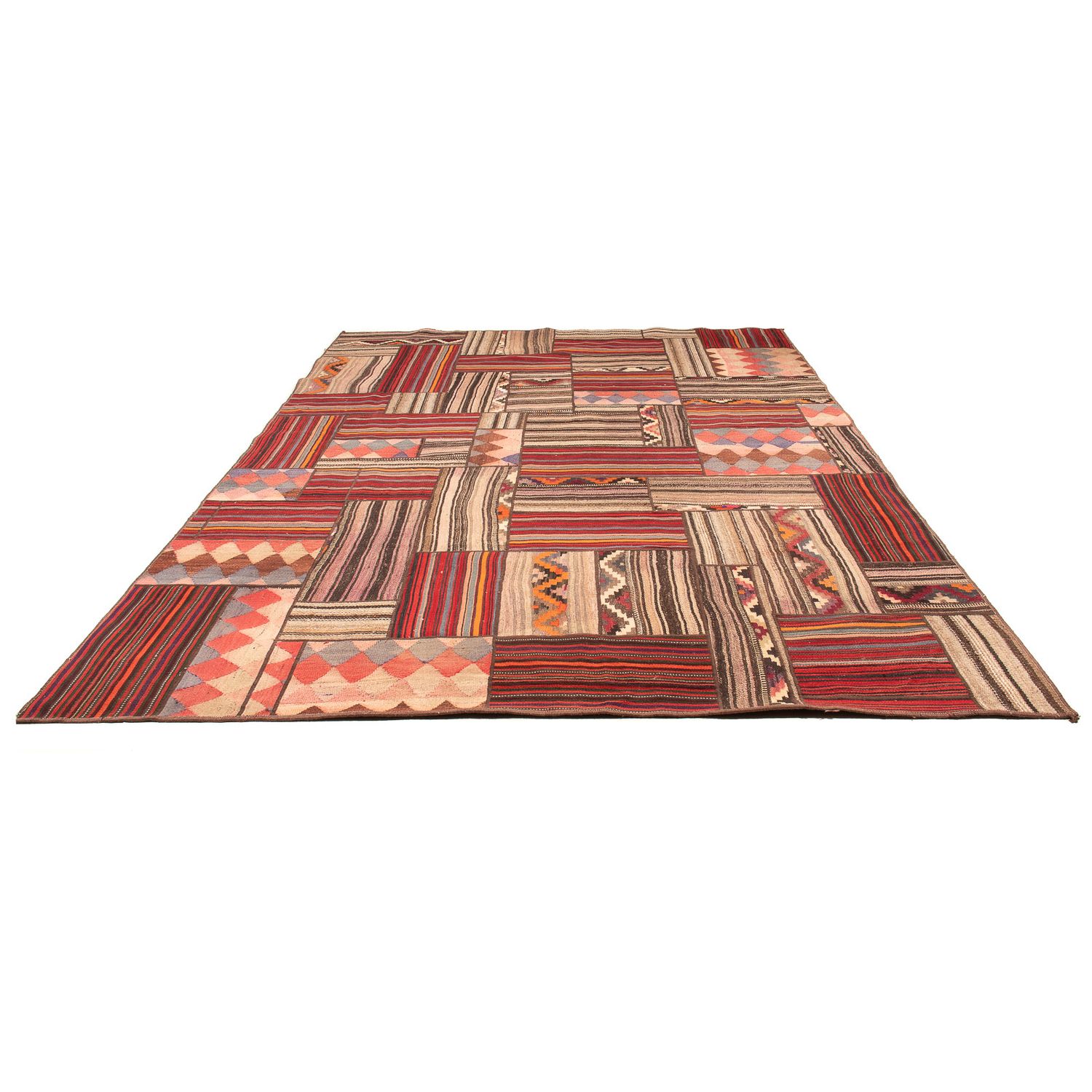 Patchwork Rug - 350 x 250 cm - multicolored