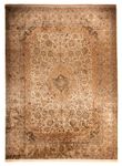 Silk Rug - Kashmir Silk - 410 x 307 cm - light brown