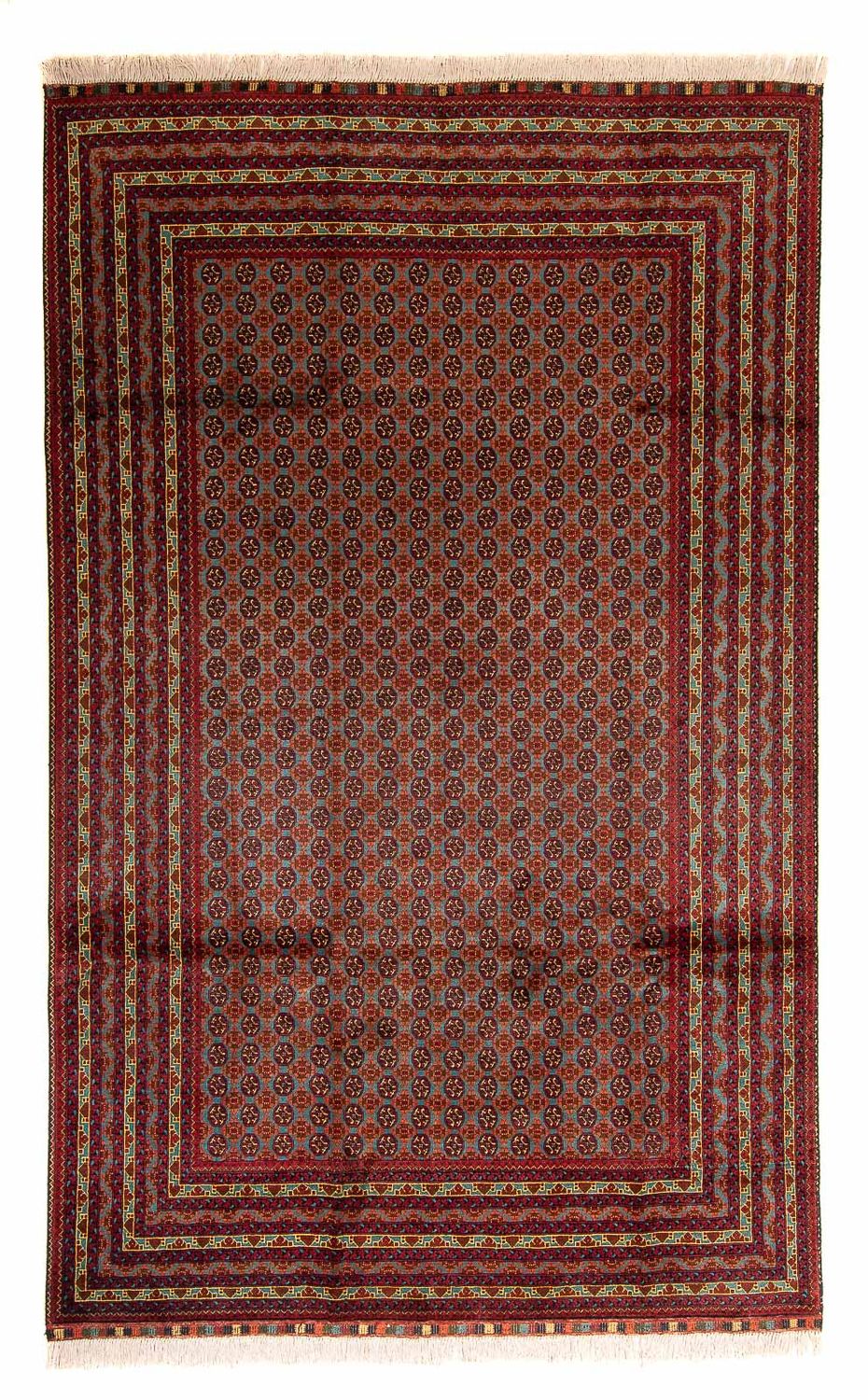 Afghan Rug - Bukhara - 296 x 196 cm - multicolored