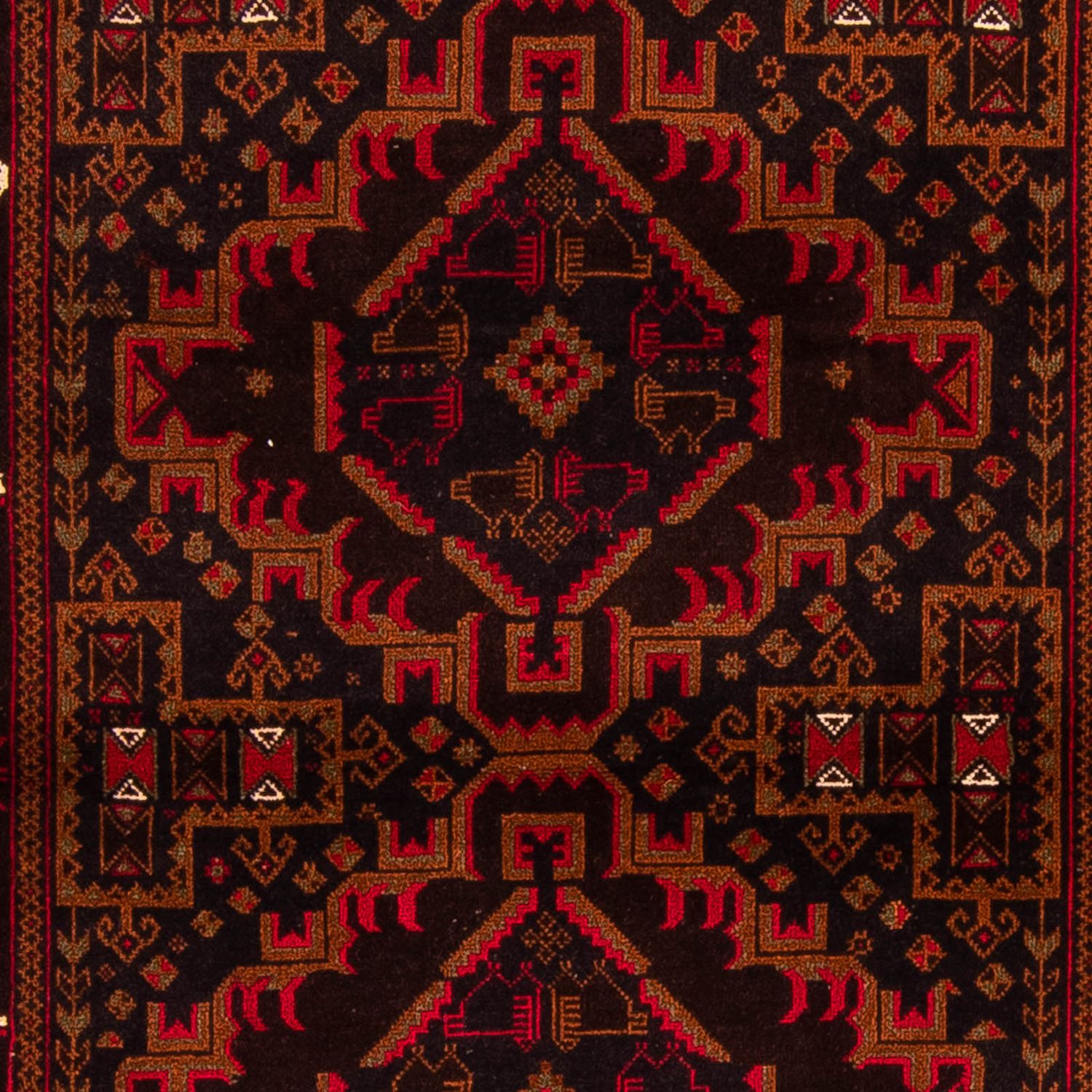 Belutsch Rug - 204 x 125 cm - brown