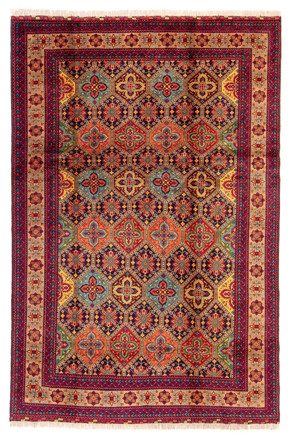 Afghan Rug - 299 x 192 cm - multicolored