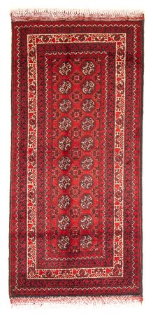 Afghan Rug - 100 x 69 cm - dark red