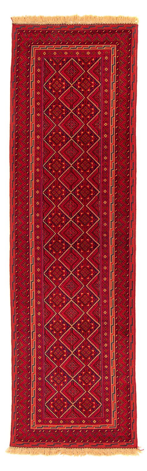 Runner Kelim Rug - Oriental - 280 x 69 cm - dark red