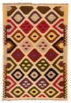 Kelim Rug - Splash - 203 x 147 cm - multicolored