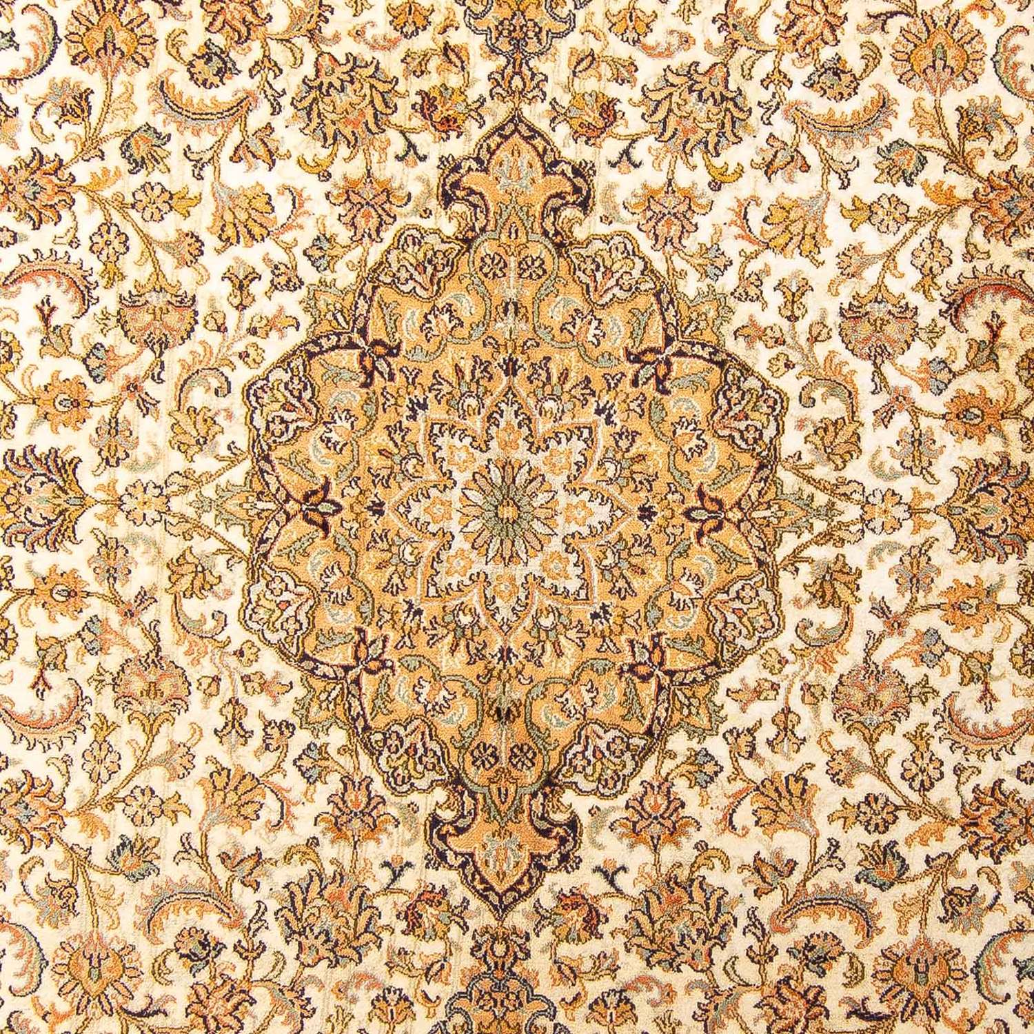 Silk Rug - Kashmir Silk - 302 x 215 cm - beige