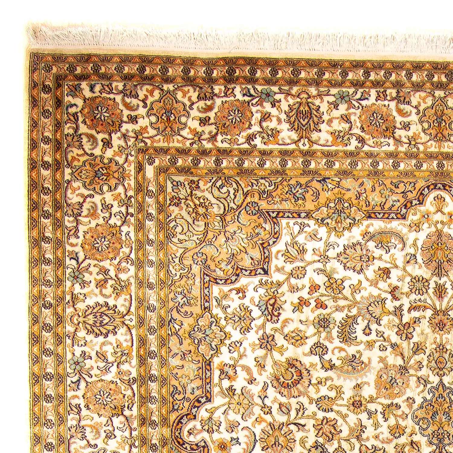 Silk Rug - Kashmir Silk - 302 x 215 cm - beige