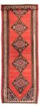 Runner Kelim Rug - Old - 440 x 140 cm - red