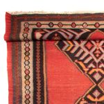 Runner Kelim Rug - Old - 440 x 140 cm - red