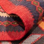 Runner Kelim Rug - Old - 440 x 140 cm - red